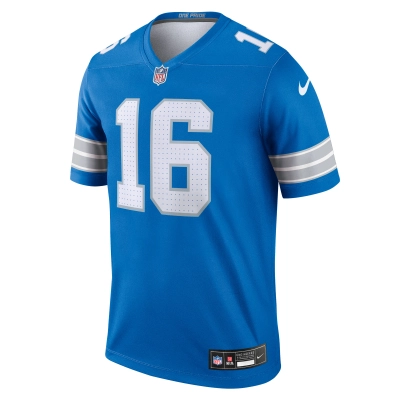 Men's Detroit Lions Jared Goff Blue Legend Jersey 02
