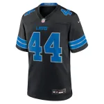 Men's Detroit Lions Malcolm Rodriguez Black 2nd Alternate Game Jersey