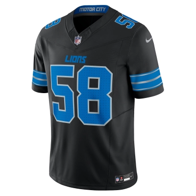 Men's Detroit Lions Penei Sewell Black Vapor F.U.S.E. Alternate Limited Jersey 02