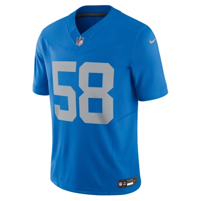 Men's Detroit Lions Penei Sewell Blue Vapor F.U.S.E. Alternate Limited Jersey 02