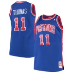 Men's Detroit Pistons Isaiah Thomas Royal 1988/89 Big & Tall Hardwood Classics Swingman Jersey