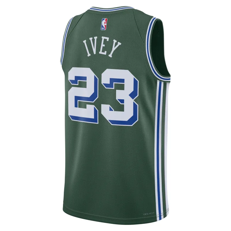 Men's Detroit Pistons Jaden Ivey Green 2022/23 Swingman Jersey - City Edition
