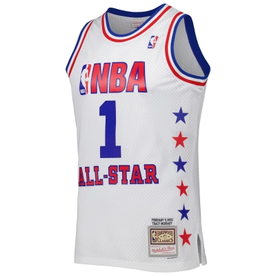 Men's Eastern Conference Tracy McGrady White 2003 All Star Game Swingman Jersey 02