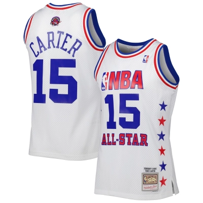 Men's Eastern Conference Vince Carter White 2003 All Star Game Swingman Jersey 01