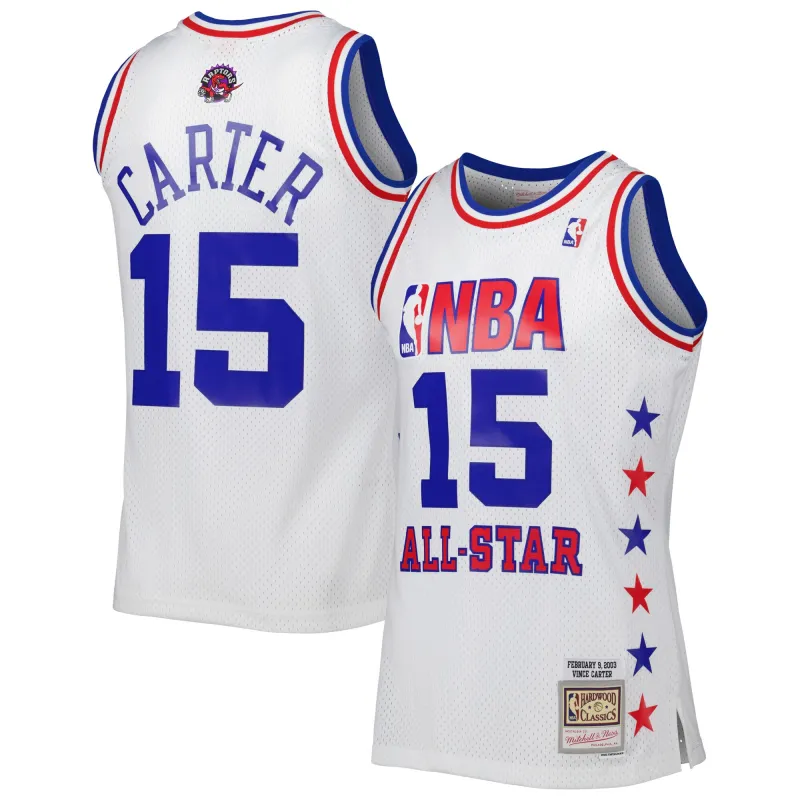 Men's Eastern Conference Vince Carter White 2003 All Star Game Swingman Jersey