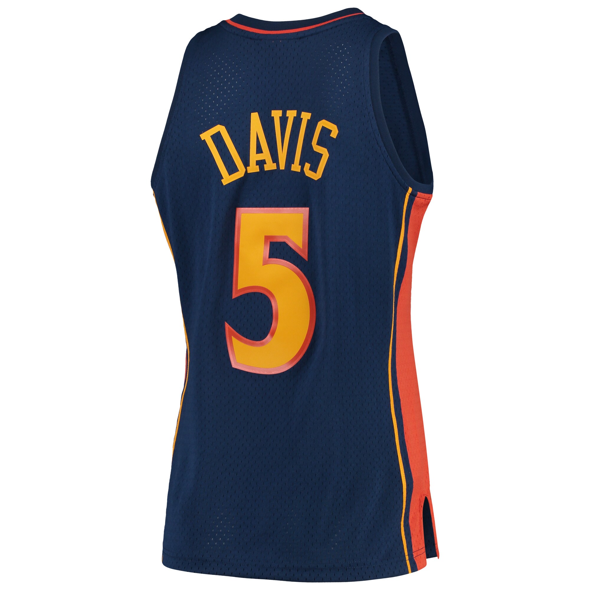 Men's Golden State Warriors Baron Davis Navy 2006/07 Hardwood Classics Swingman Jersey
