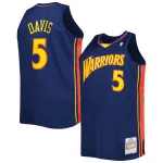 Men's Golden State Warriors Baron Davis Navy Big & Tall Hardwood Classics 2006/07 Swingman Jersey
