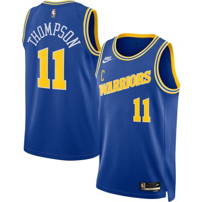 Men's Golden State Warriors Klay Thompson Blue Swingman Jersey - Classic Edition 01