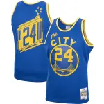Men's Golden State Warriors Rick Barry Royal 2001/02 Hardwood Classics Swingman Jersey