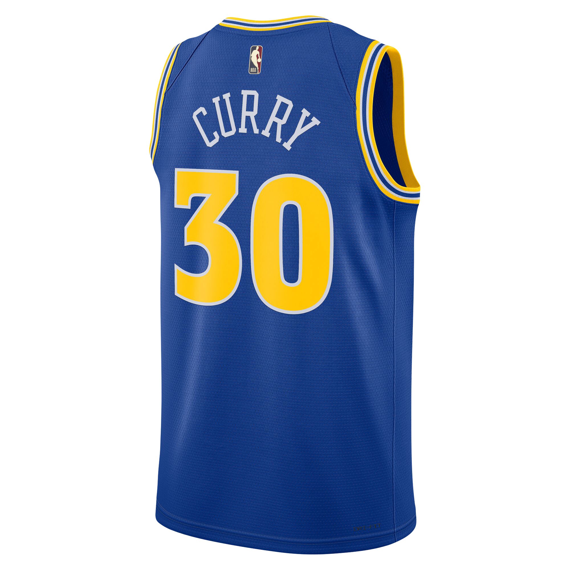 Men's Golden State Warriors Stephen Curry Blue Swingman Jersey - Classic Edition