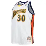 Men's Golden State Warriors Stephen Curry White Big & Tall Hardwood Classics 2008/09 Swingman Jersey
