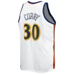 Men's Golden State Warriors Stephen Curry White Big & Tall Hardwood Classics 2008/09 Swingman Jersey