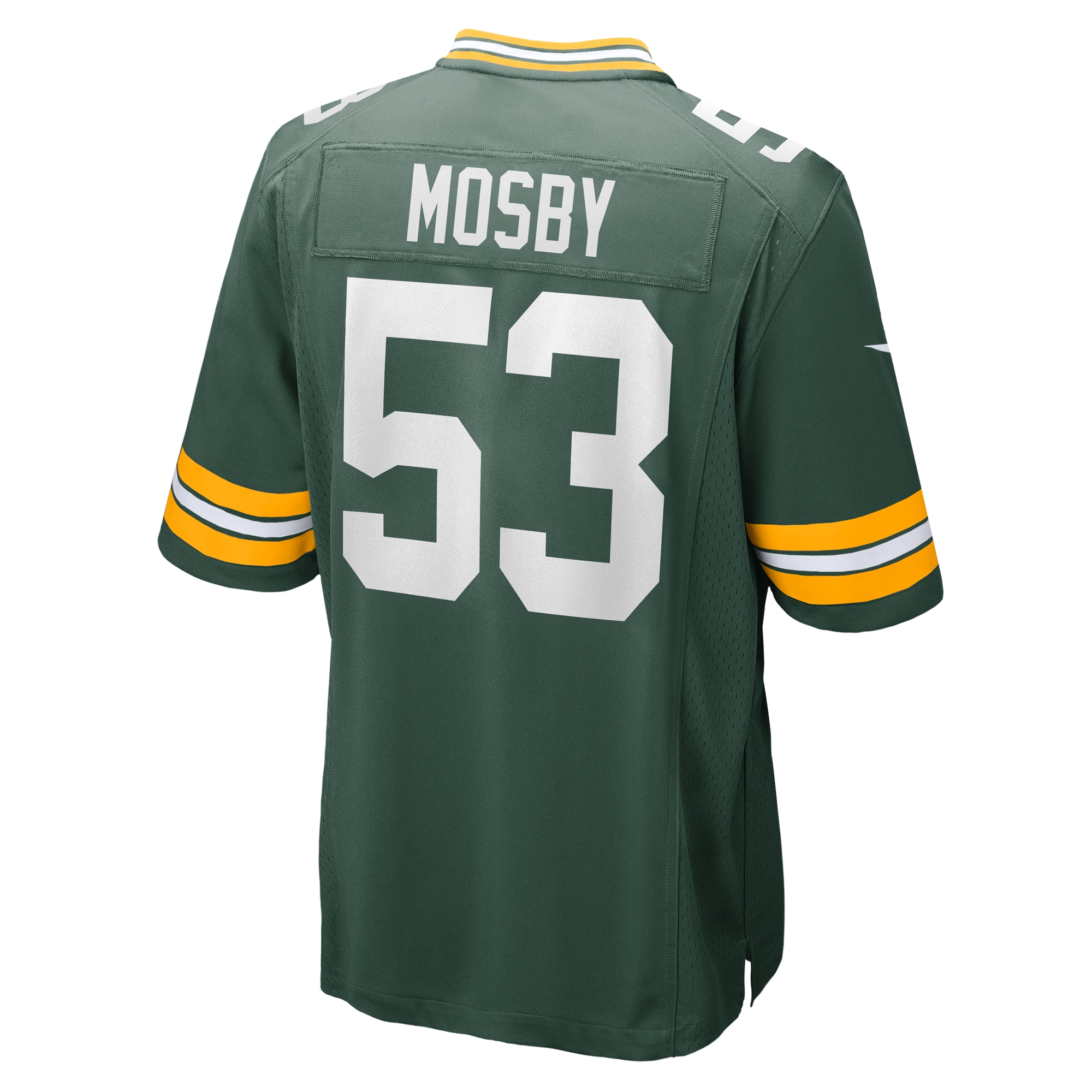 Men's Green Bay Packers Arron Mosby  Green Team Game Jersey