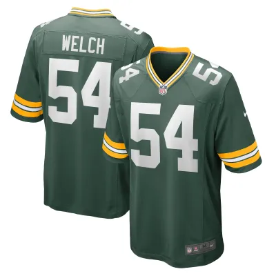 Men's Green Bay Packers Kristian Welch  Green Team Game Jersey 01