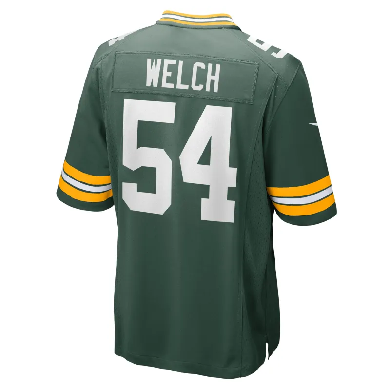 Men's Green Bay Packers Kristian Welch  Green Team Game Jersey