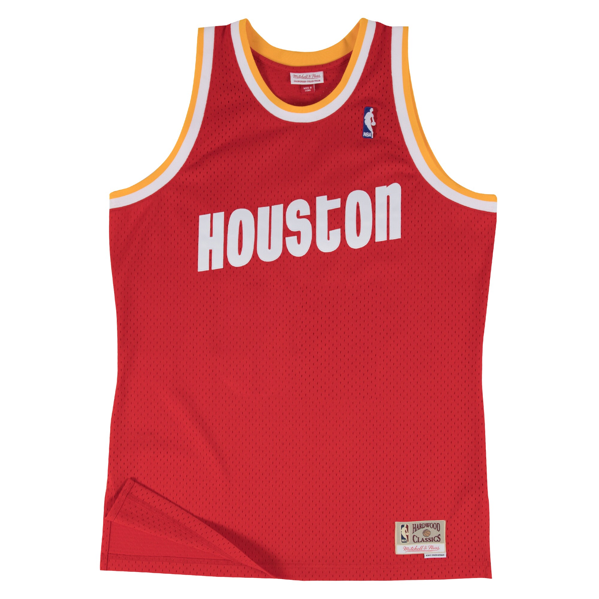 Men's Houston Rockets Red 1996-97 Hardwood Classics Swingman Jersey