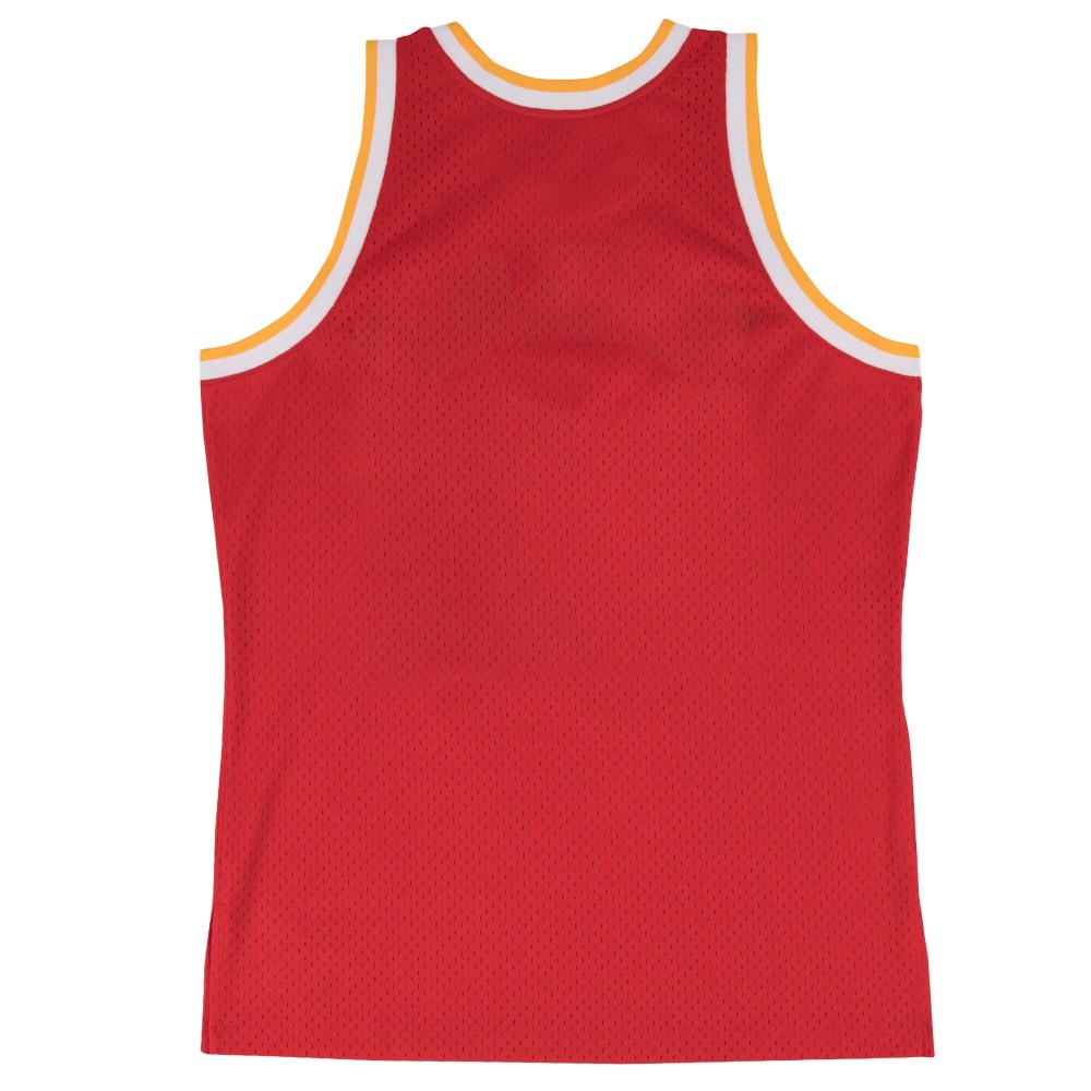 Men's Houston Rockets Red 1996-97 Hardwood Classics Swingman Jersey