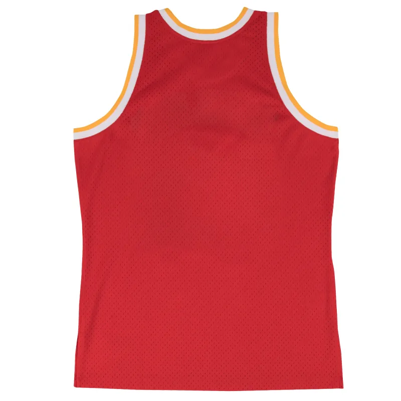 Men's Houston Rockets Red 1996-97 Hardwood Classics Swingman Jersey