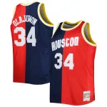 Men's Houston Rockets Navy/Red Big & Tall Hardwood Classics 1993/94 Split Swingman Jersey