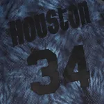 Men's Houston Rockets Hakeem Olajuwon Black Hardwood Classics 1993/94 Tie-Dye Swingman Jersey