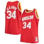 Men's Houston Rockets Hakeem Olajuwon Red 1993/94 Big & Tall Hardwood Classics Swingman Jersey