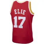 Men's Houston Rockets Mario Elie Red 1993/94 Hardwood Classics Swingman Jersey