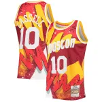 Men's Houston Rockets Sam Cassell Red Hardwood Classics 1993/94 Hyper Hoops Swingman Jersey