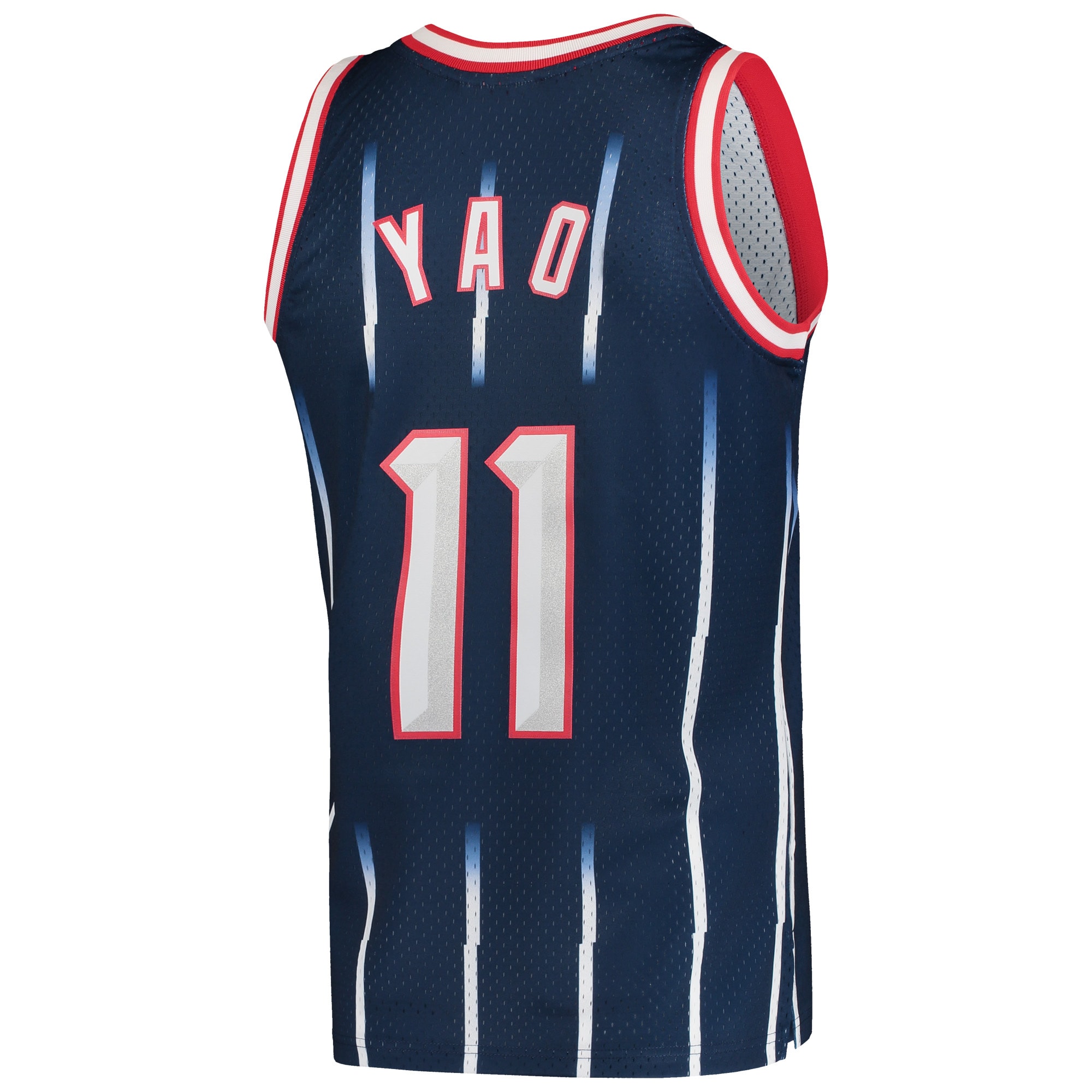 Men's Houston Rockets Yao Ming Navy 2002/03 Hardwood Classics Swingman Jersey