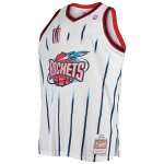 Men's Houston Rockets Yao Ming White 2002/03 Big & Tall Hardwood Classics Swingman Jersey