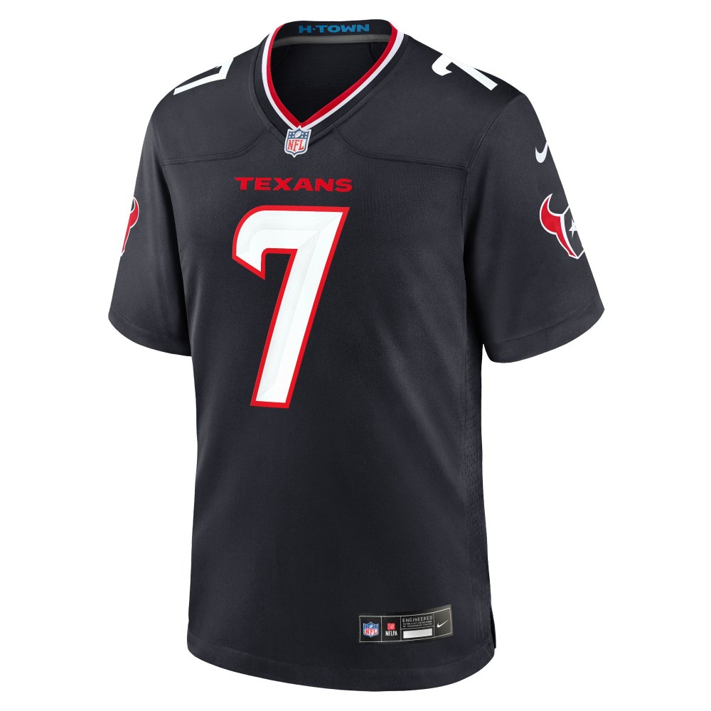 Men's Houston Texans C.J. Stroud Navy Game Jersey