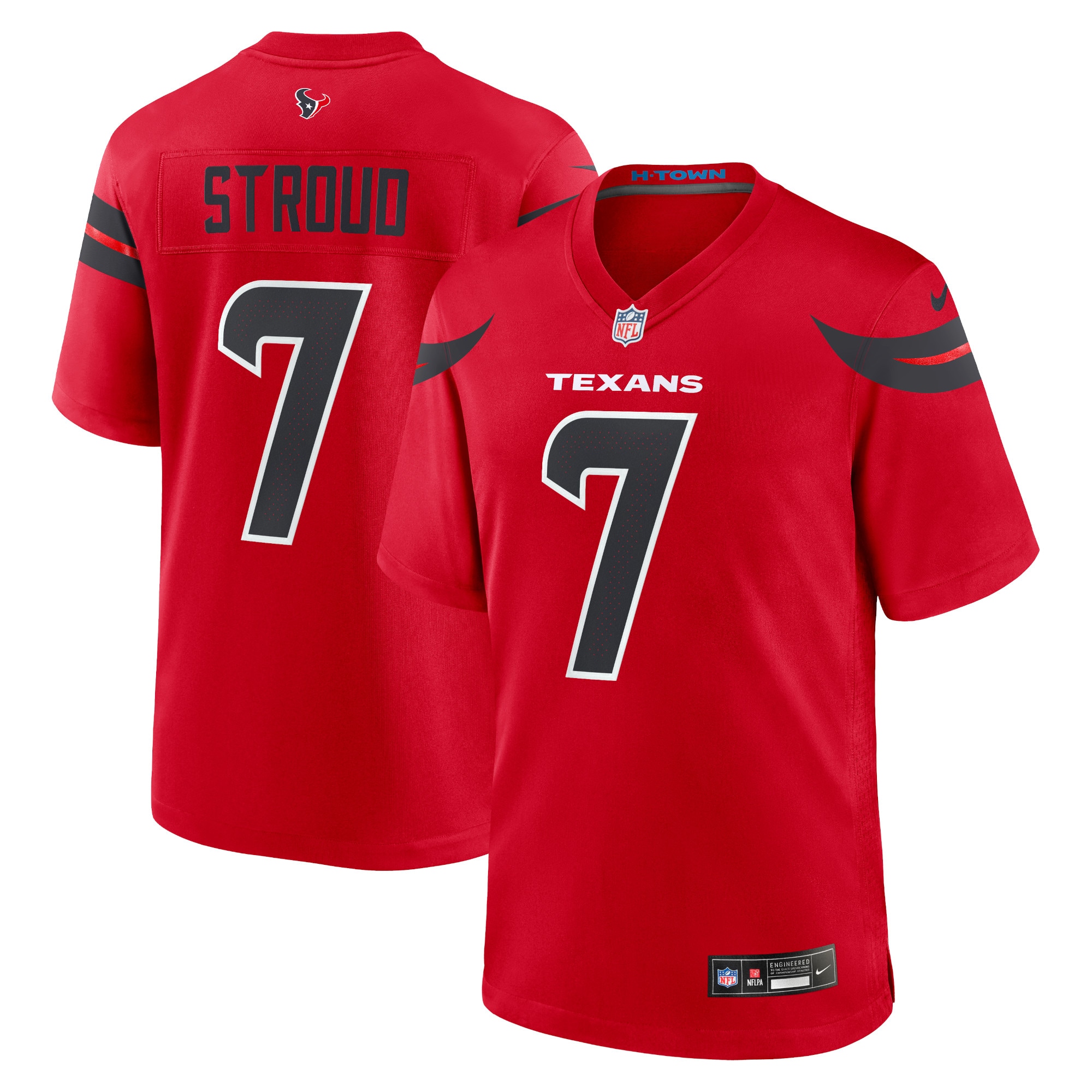Men's Houston Texans C.J. Stroud Red Alternate Game Jersey