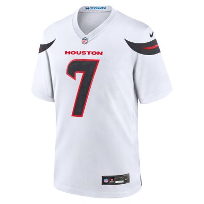 Men's Houston Texans C.J. Stroud White Game Jersey 02