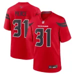 Men's Houston Texans Dameon Pierce Red Alternate Game Jersey