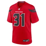 Men's Houston Texans Dameon Pierce Red Alternate Game Jersey