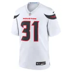 Men's Houston Texans Dameon Pierce White Game Jersey