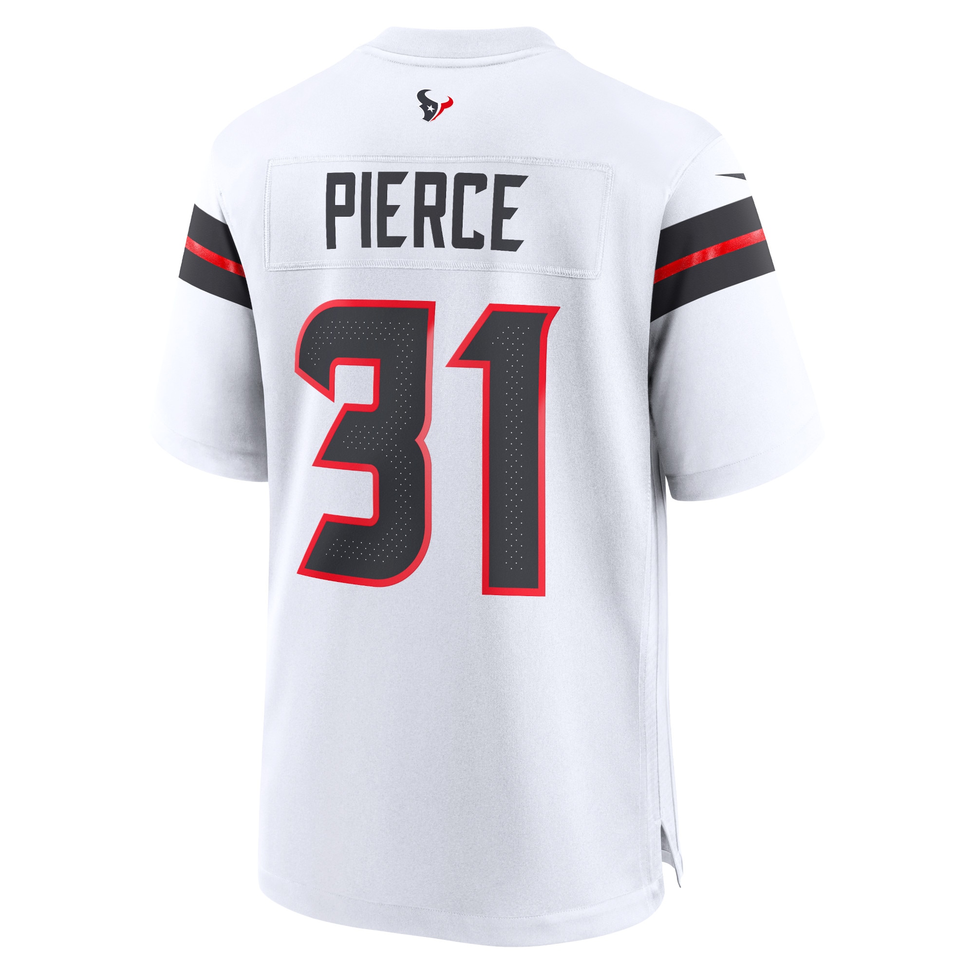 Men's Houston Texans Dameon Pierce White Game Jersey