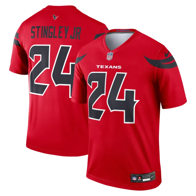 Men's Houston Texans Derek Stingley Jr. Red Legend Jersey