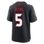 Men's Houston Texans Jalen Pitre Navy Game Jersey