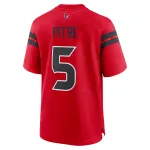 Men's Houston Texans Jalen Pitre Red Alternate Game Jersey