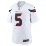 Men's Houston Texans Jalen Pitre White Game Jersey