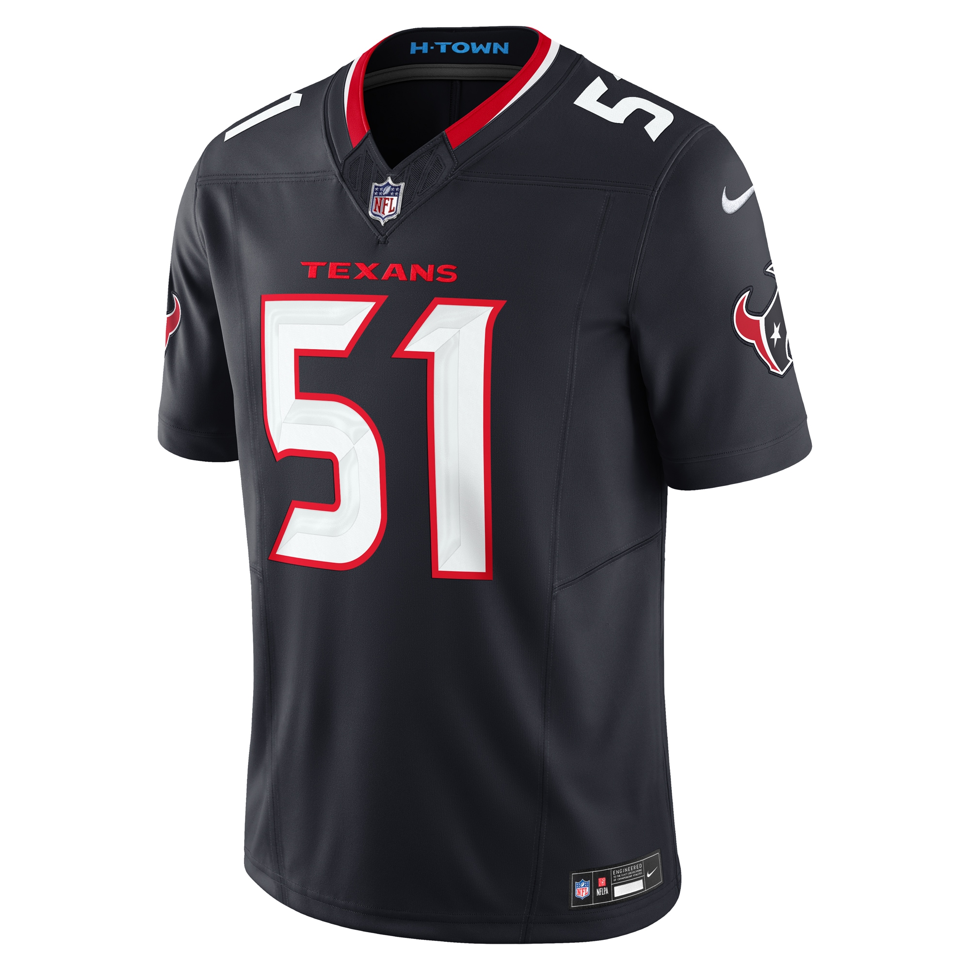 Men's Houston Texans Will Anderson Jr. Navy Vapor F.U.S.E. Limited Jersey
