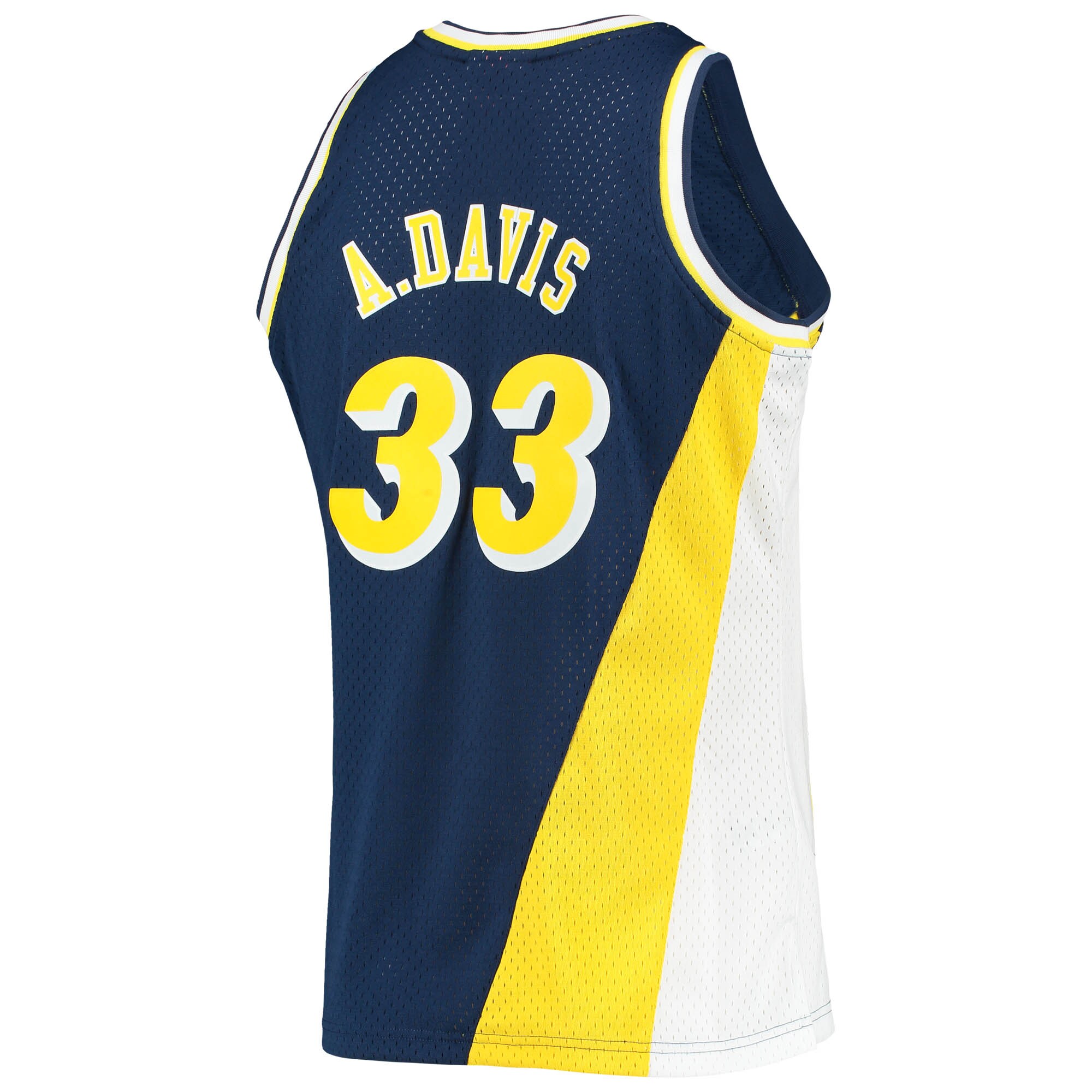 Men's Indiana Pacers Antonio Davis Navy 1996/97 Hardwood Classics Swingman Jersey