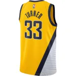 Men's Indiana Pacers Myles Turner Gold Swingman Jersey - Statement Edition
