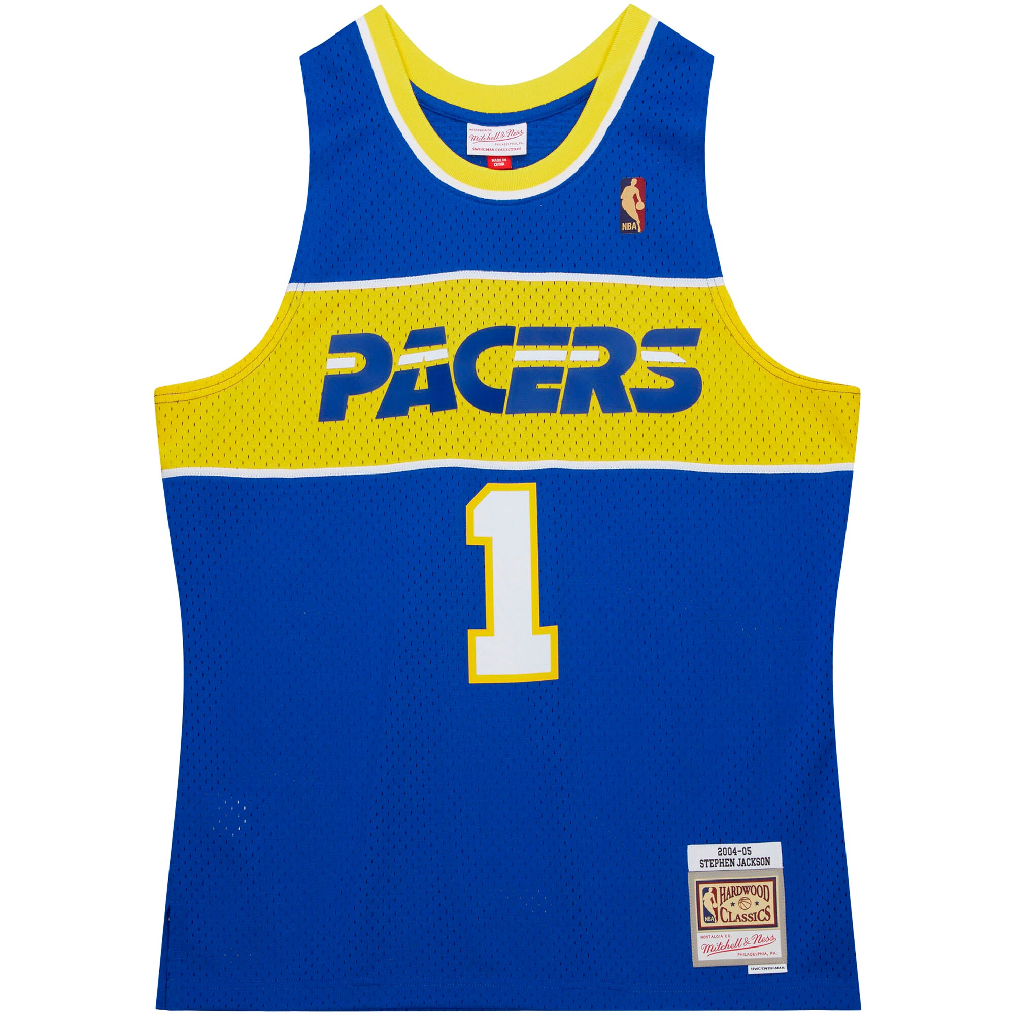 Men's Indiana Pacers Stephen Jackson Royal 2004/05 Hardwood Classics Swingman Jersey