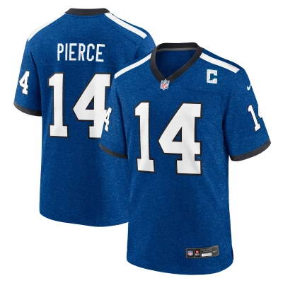 Men's Indianapolis Colts Alec Pierce Royal Indiana Nights Alternate Game Jersey 01