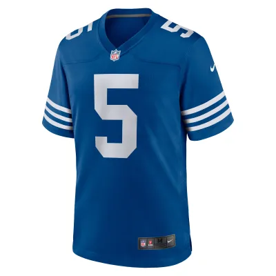Men's Indianapolis Colts Anthony Richardson Royal 2023 NFL Draft First Round Pick Alternate Game Jersey 02