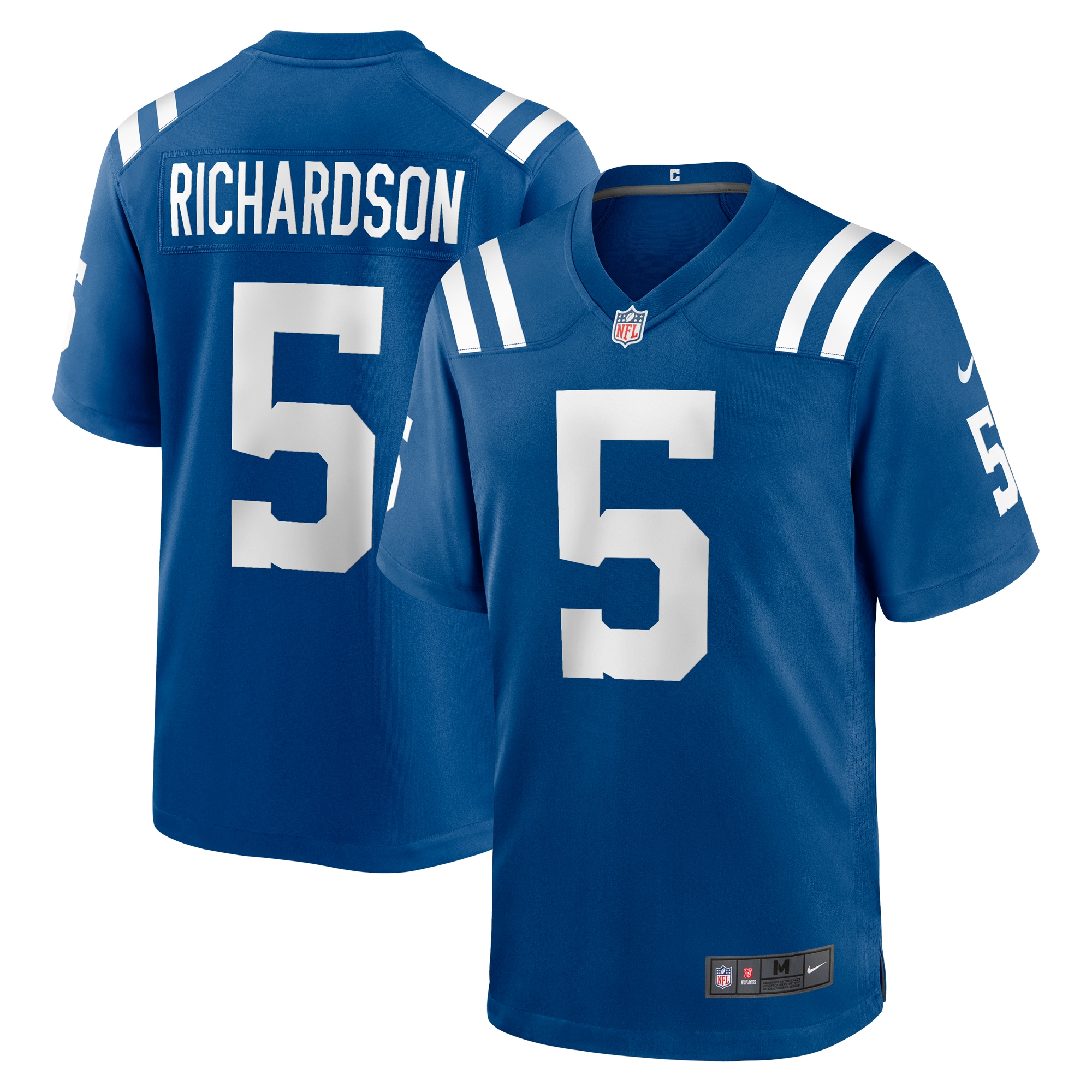 Men's Indianapolis Colts Anthony Richardson Royal 2023 NFL Draft First Round Pick Game Jersey