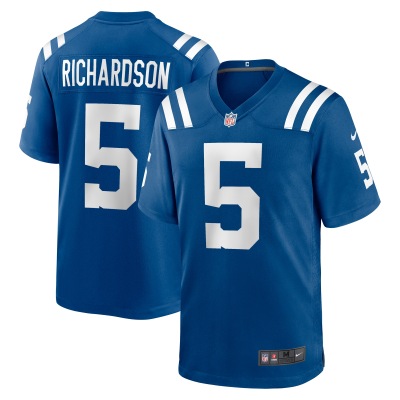 Men's Indianapolis Colts Anthony Richardson Royal 2023 NFL Draft First Round Pick Game Jersey 01
