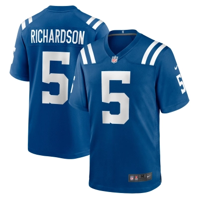 Men's Indianapolis Colts Anthony Richardson Royal 2023 NFL Draft First Round Pick Game Jersey 01