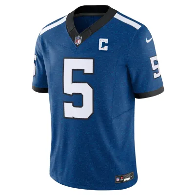 Men's Indianapolis Colts Anthony Richardson Royal Alternate Vapor F.U.S.E. Limited Jersey 02